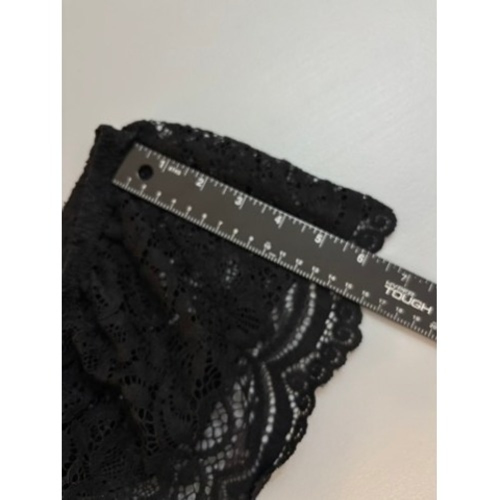 Torrid Super Soft Black Lace Off-Shoulder Ruffle Top - Plus Sz 2 Whimsigoth Boho - Picture 13 of 16